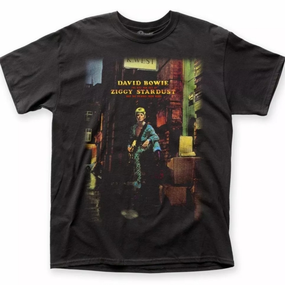 New David Bowie Ziggy Stardust Album Shirt - Picture 2 of 2
